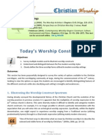 Today's Worship Constructs