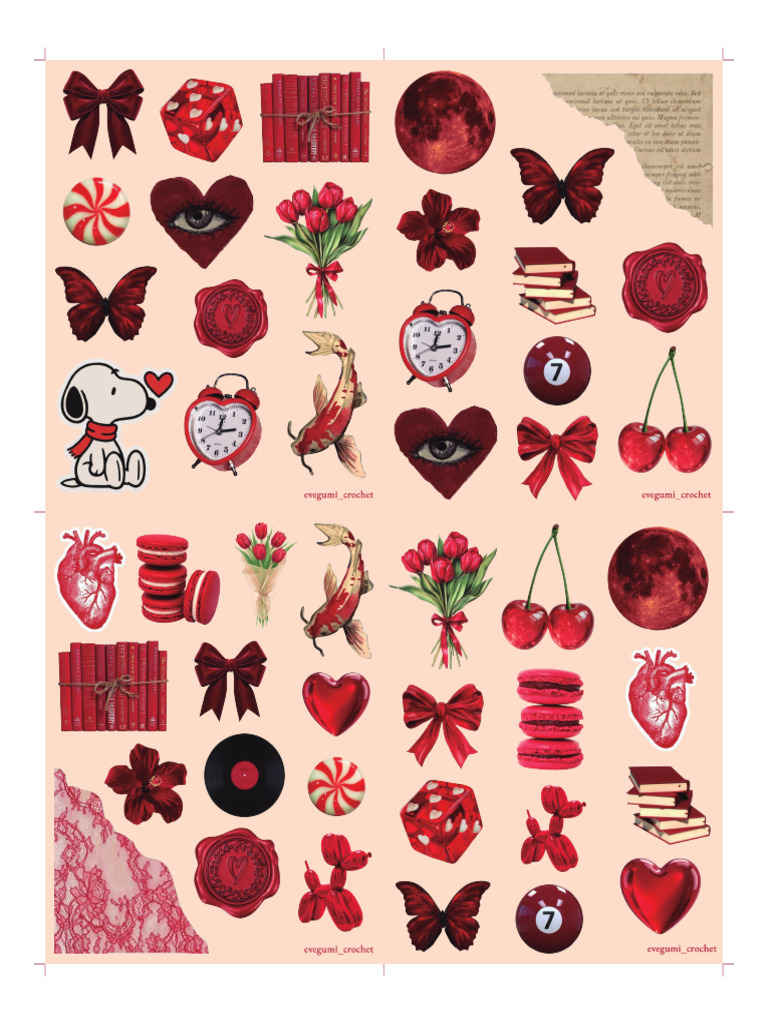Stickers Rojo | PDF