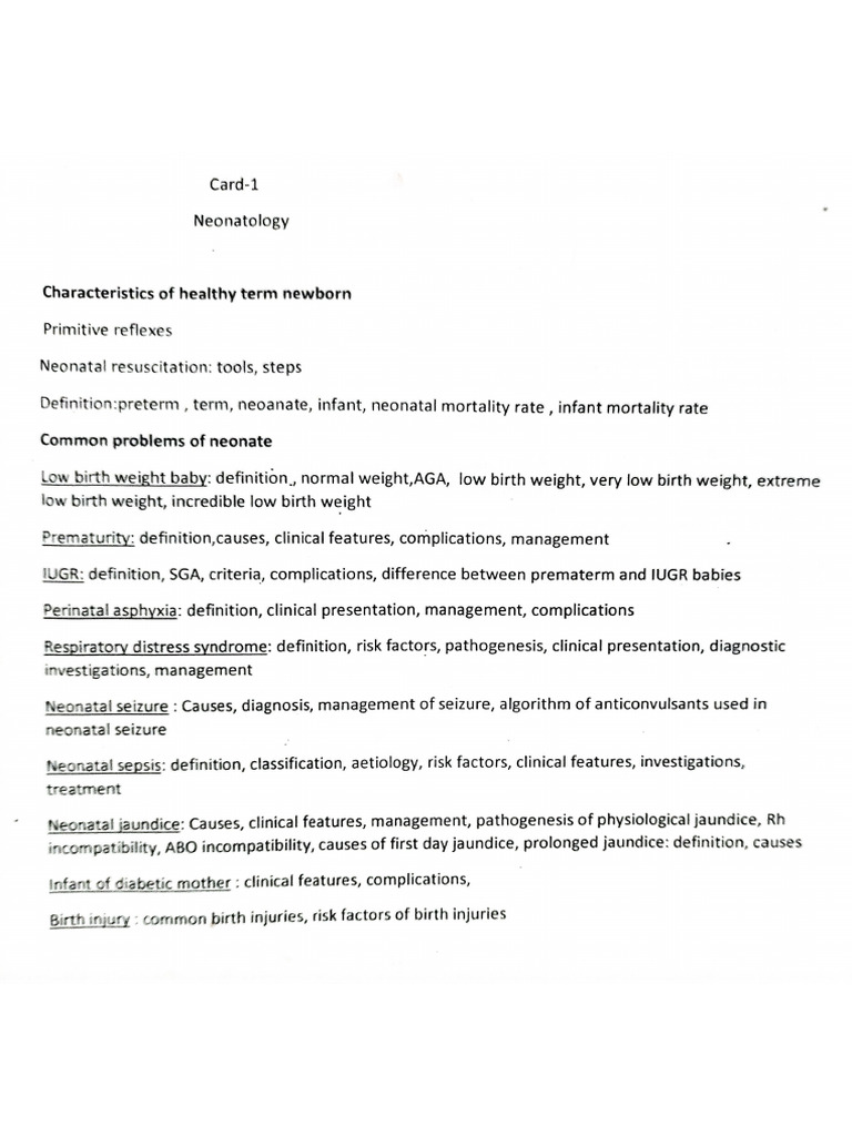 Pedi Card Question, System Wise | PDF