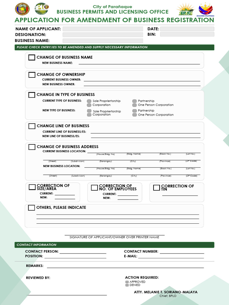 Amendment Business Registration | PDF | Justice | Crime & Violence