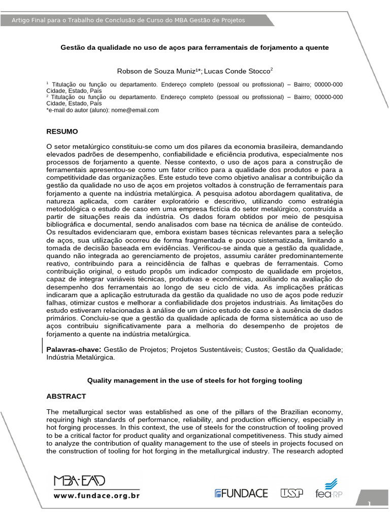 Robson Muniz Sem Info | PDF | Despesa | Qualidade (negócios)