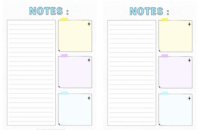 Notes Template | PDF