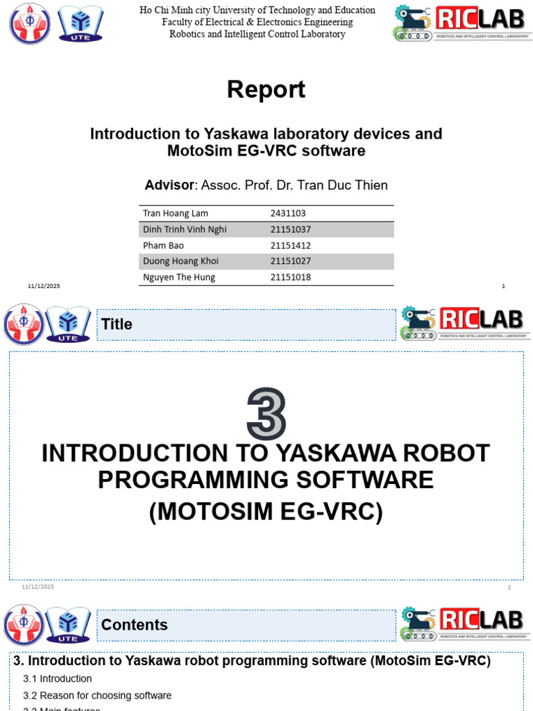 Yaskawa - 03 - Introduction To Yaskawa Robot Programming Software ...