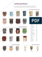 Scentsy Discontinued List Fall-Winter 2012