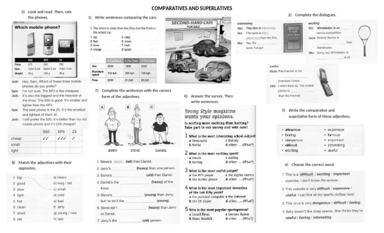 Comparatives and Superlatives | PDF