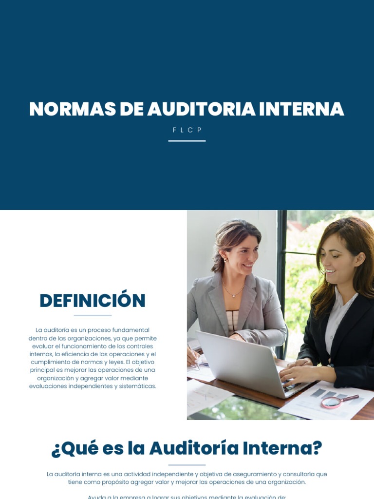 Normas de Auditoria Interna | PDF | Auditoría | Contralor