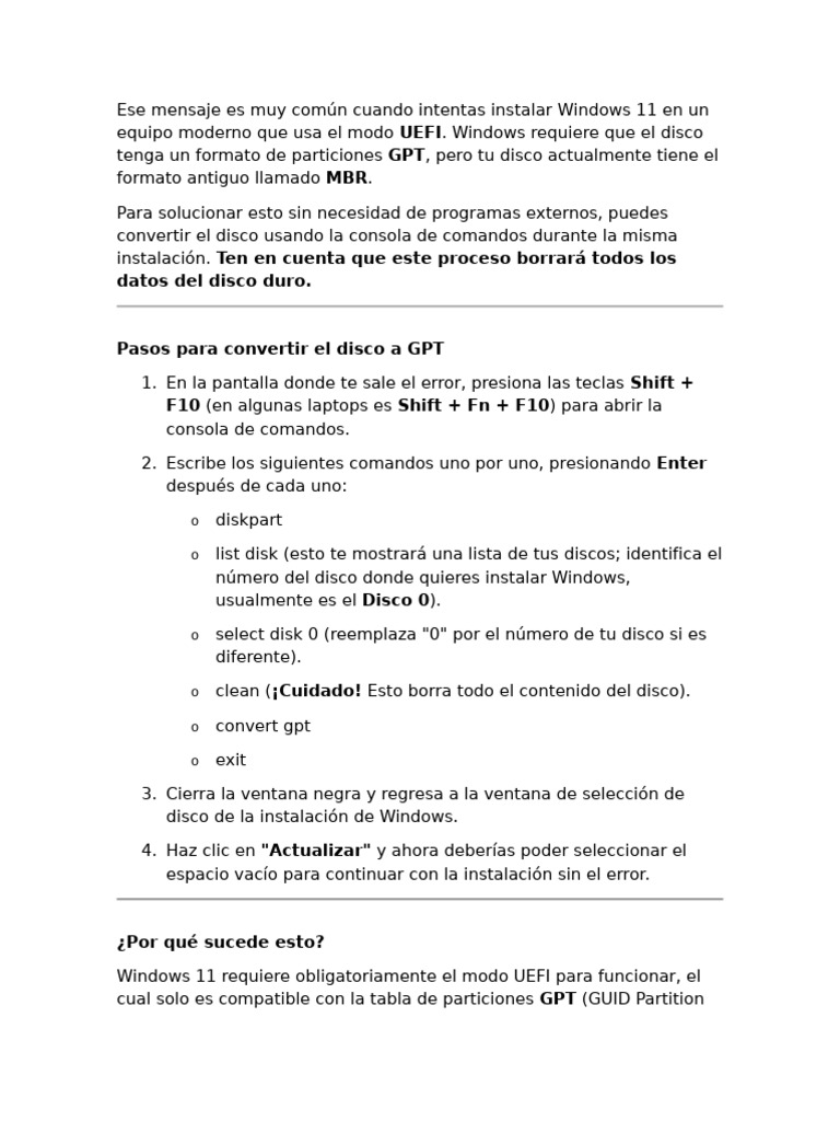 Diskpart Formateo | PDF | Microsoft Windows | Arranque