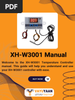 XH-W3001 Temperature Controller Manual | PDF | Power Supply | Electronics