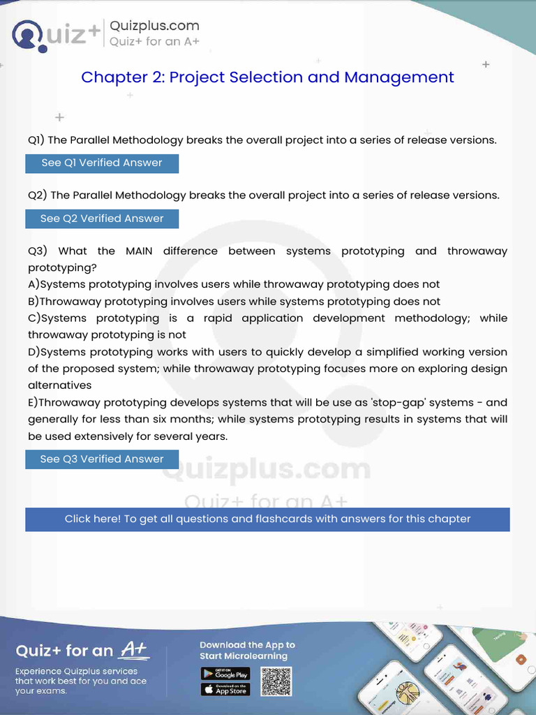 The Parallel Methodology Breaks The Overall Project Into A Series of ...