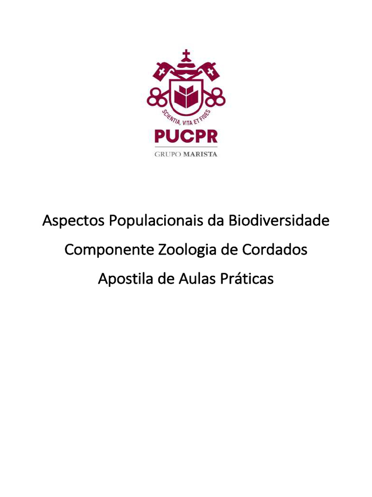 APB Apostila Prática 2026 | PDF | Sapo | Peixes