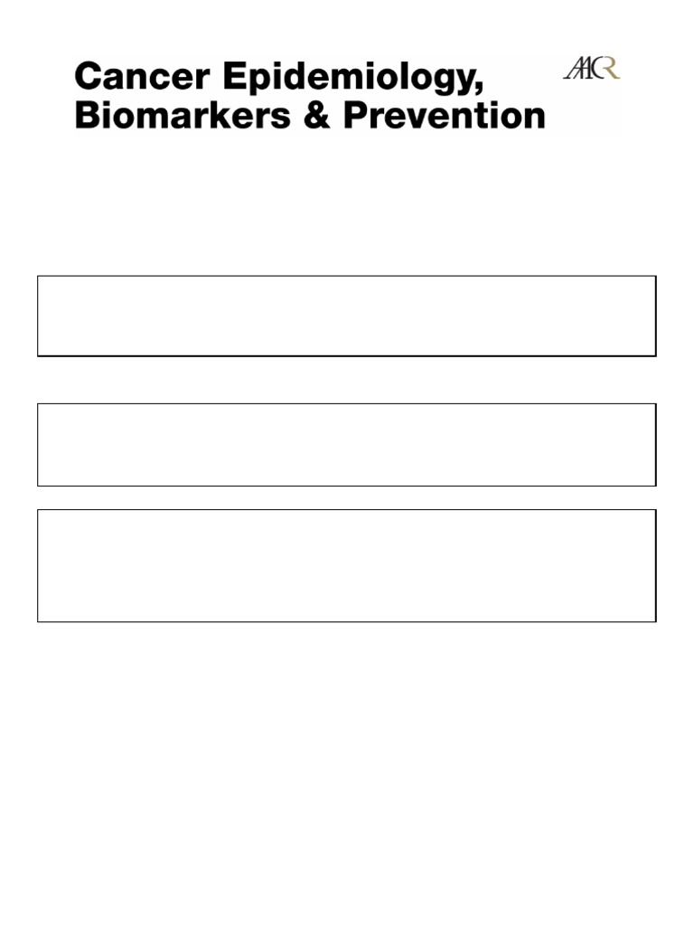 Etiology of Hormone Receptor-Defined Breast Cancer A Systematic Review ...