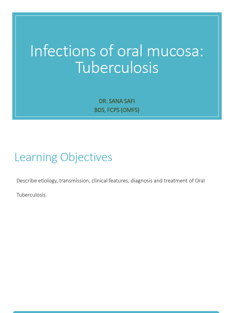 Tuberculosis | PDF