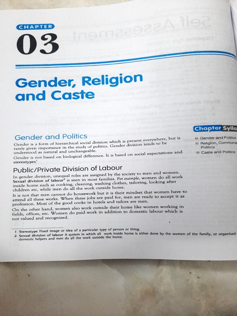 Gender Religion and Caste | PDF | Woman | Dalit