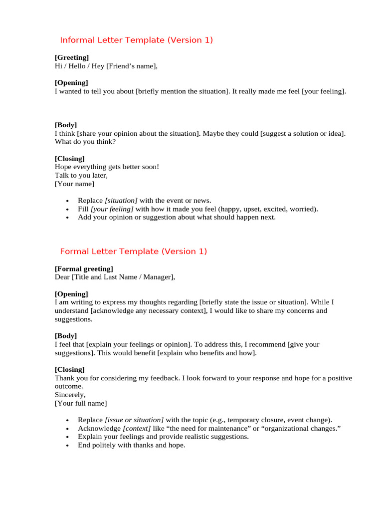 Wrting New Format Templates | PDF | Thought | Feeling