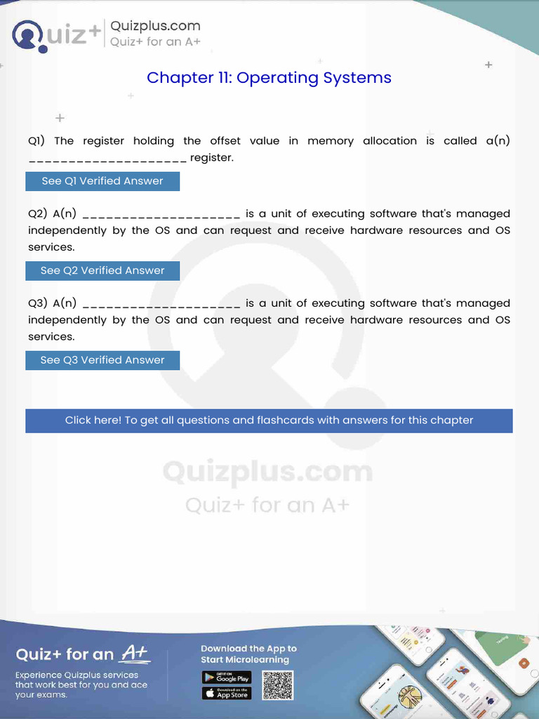 The Register Holding The Offset Value in Memory Allocation Is Called An ...