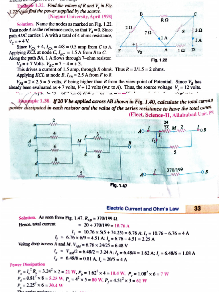 Network Theorem Numerical | PDF