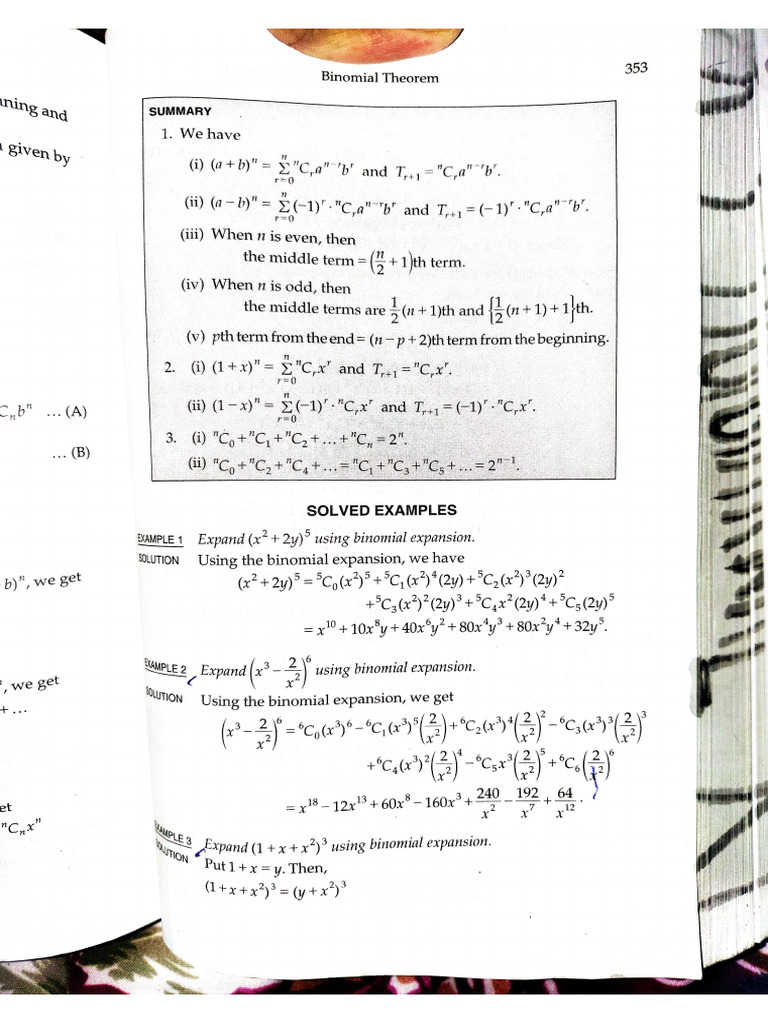 Binomial Theorem | PDF