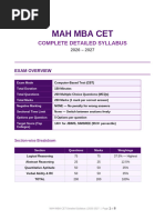 MBA CET 2025 Study Notes Guide | PDF