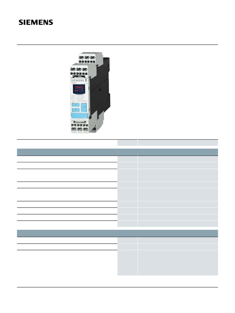(Datasheet) 3UG4615-2CR20 | PDF | Alternating Current | Relay