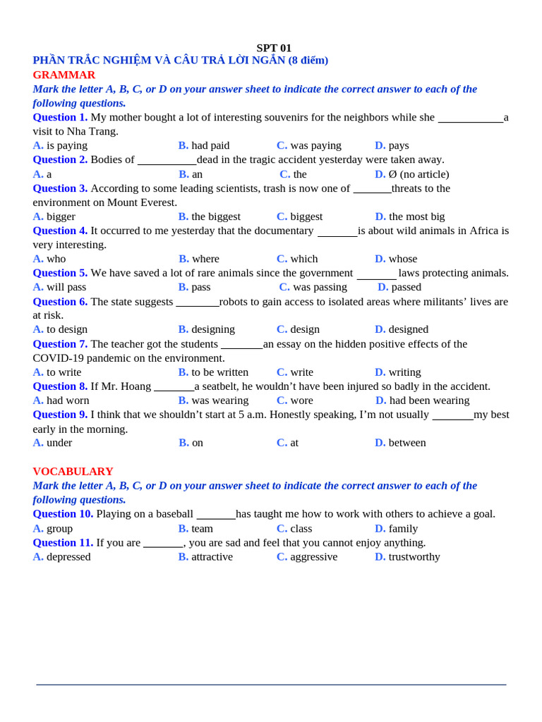 SPT 01 | PDF