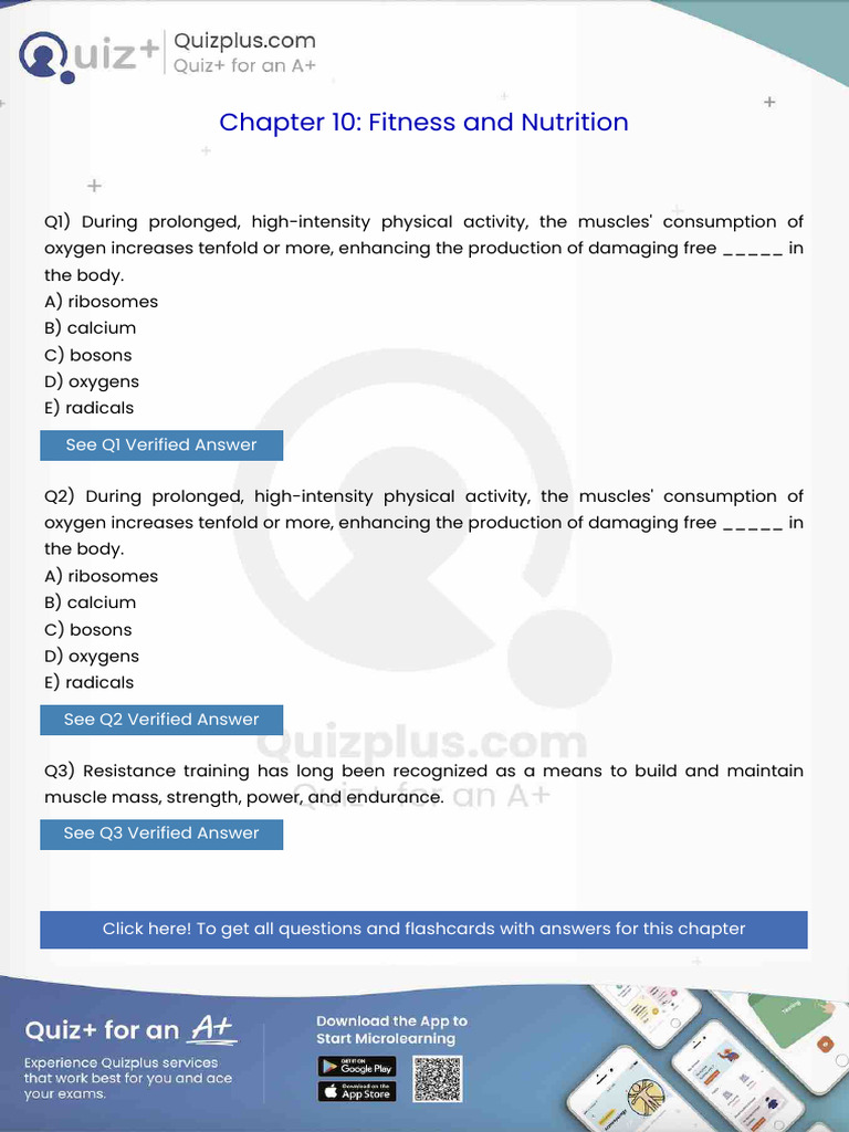 During Prolonged Highintensity Physical Activity The Muscles ...