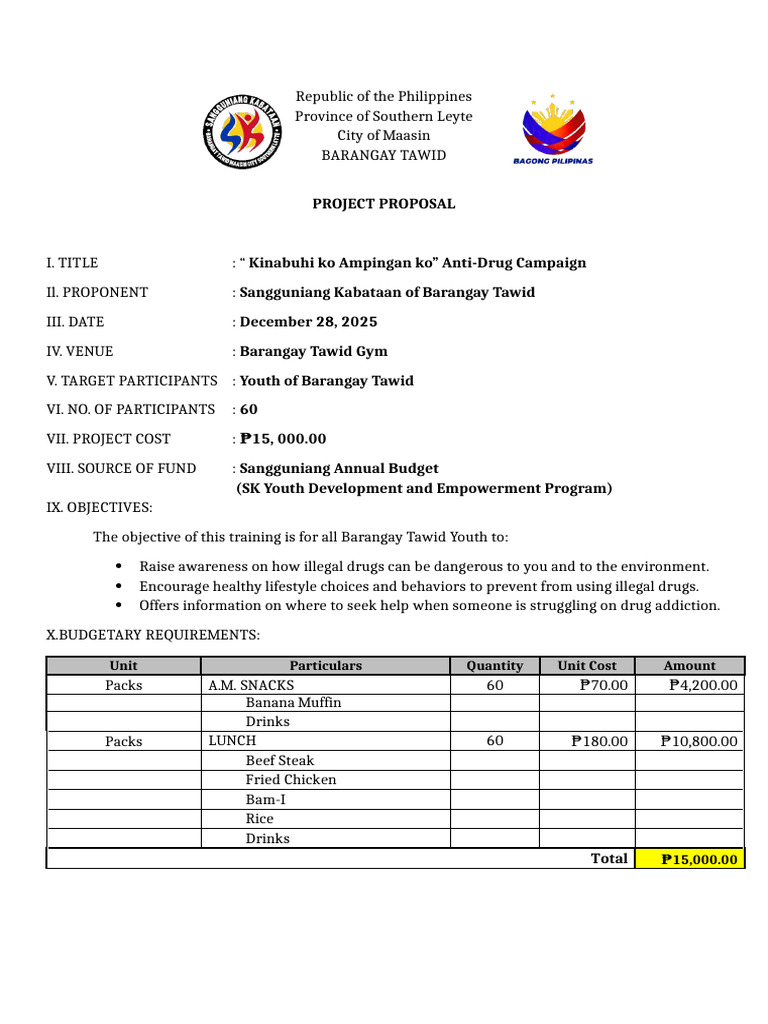 Program Proposal SK | PDF