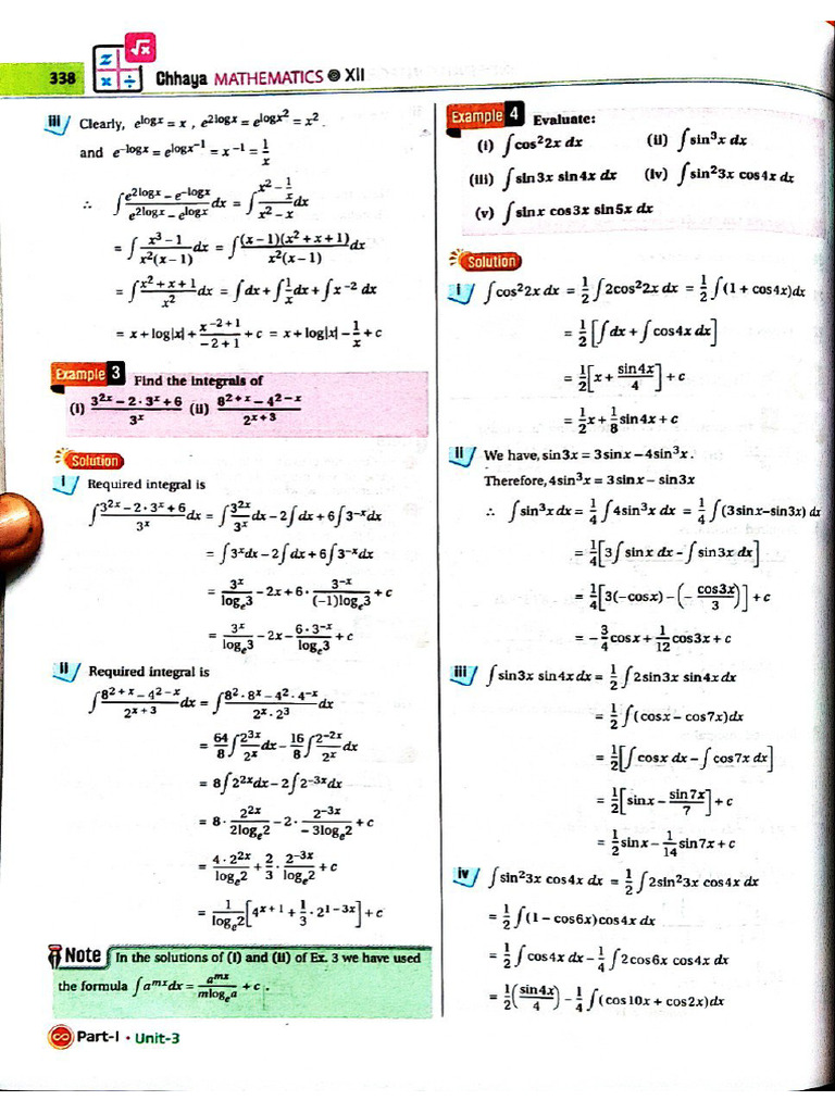 Indefinite Integrals | PDF