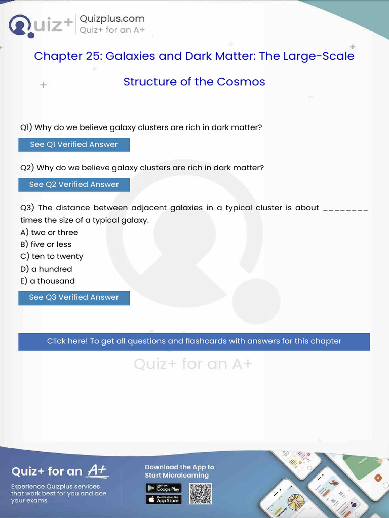 Why Do We Believe Galaxy Clusters Are Rich in Dark Matter | PDF | Sun ...