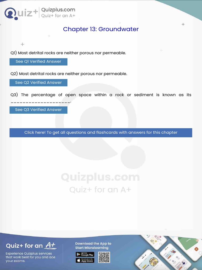 Most Detrital Rocks Are Neither Porous Nor Permeable | PDF | Rock ...