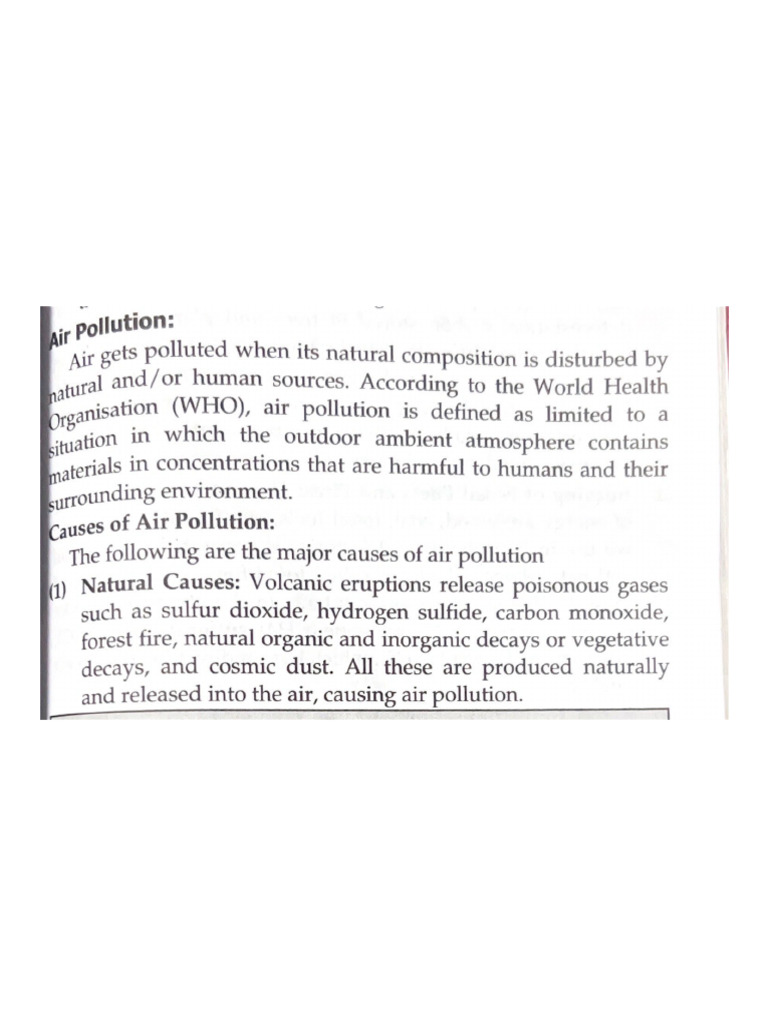 Air Pollution | PDF