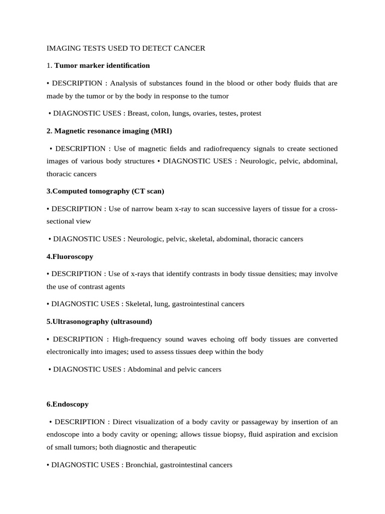 Cancer | PDF | Medical Imaging | Cancer