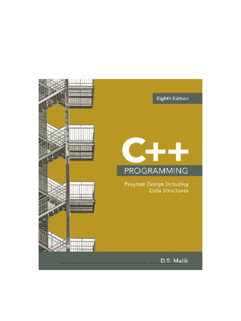 3731C++ Programming 8th Ed Edition D. S Ready To Read | PDF | Computer ...