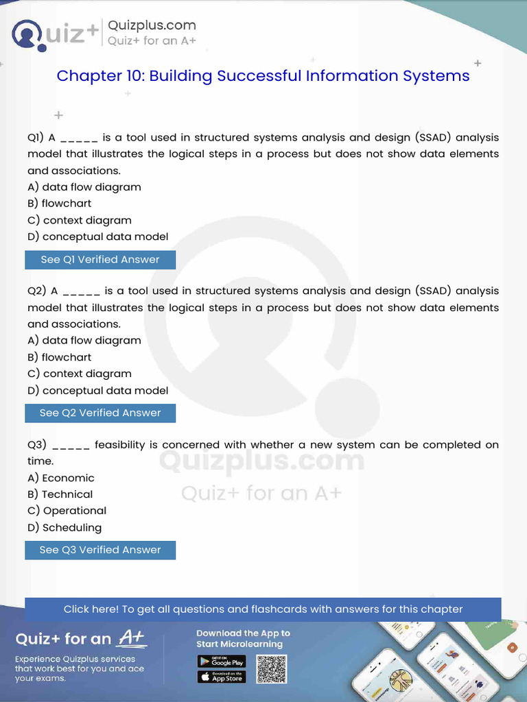A Is A Tool Used in Structured Systems Analysis and Design Ssad ...