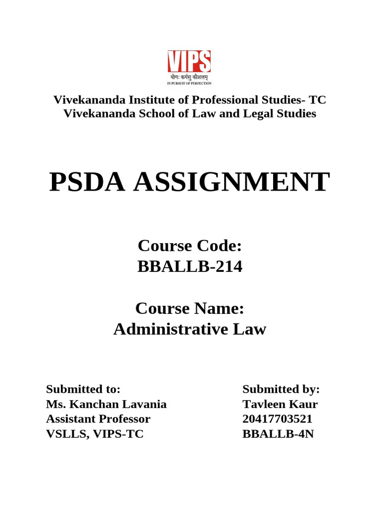 Admin Law Psda Final | PDF | Bail | Crimes
