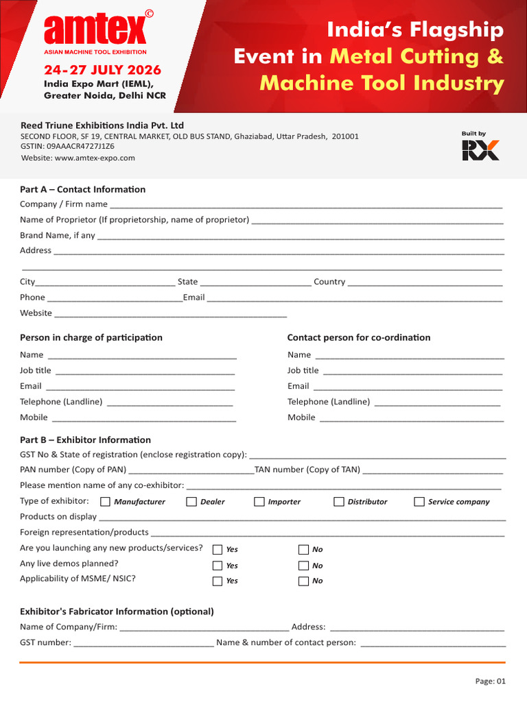 AMTEX Booking International | PDF | Interest | Fee