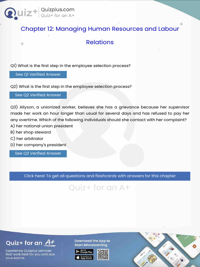 What Is The First Step in The Employee Selection Process | PDF ...