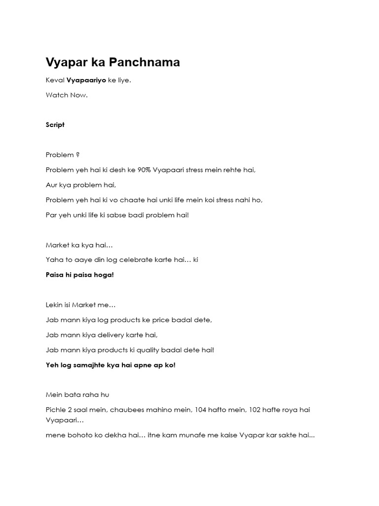Script Writing - Insta Reels | PDF | Clothing