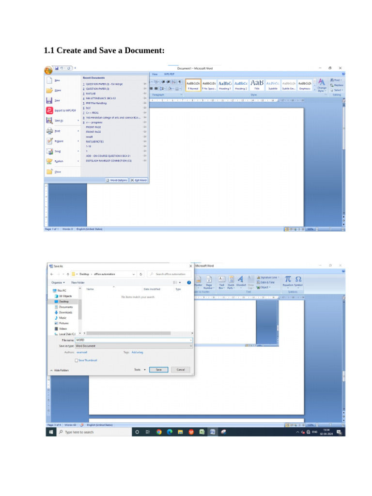 Office Auto. Programs | PDF