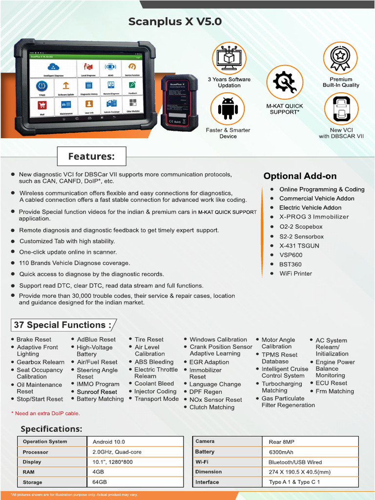 Scanplus X V5.0 | PDF