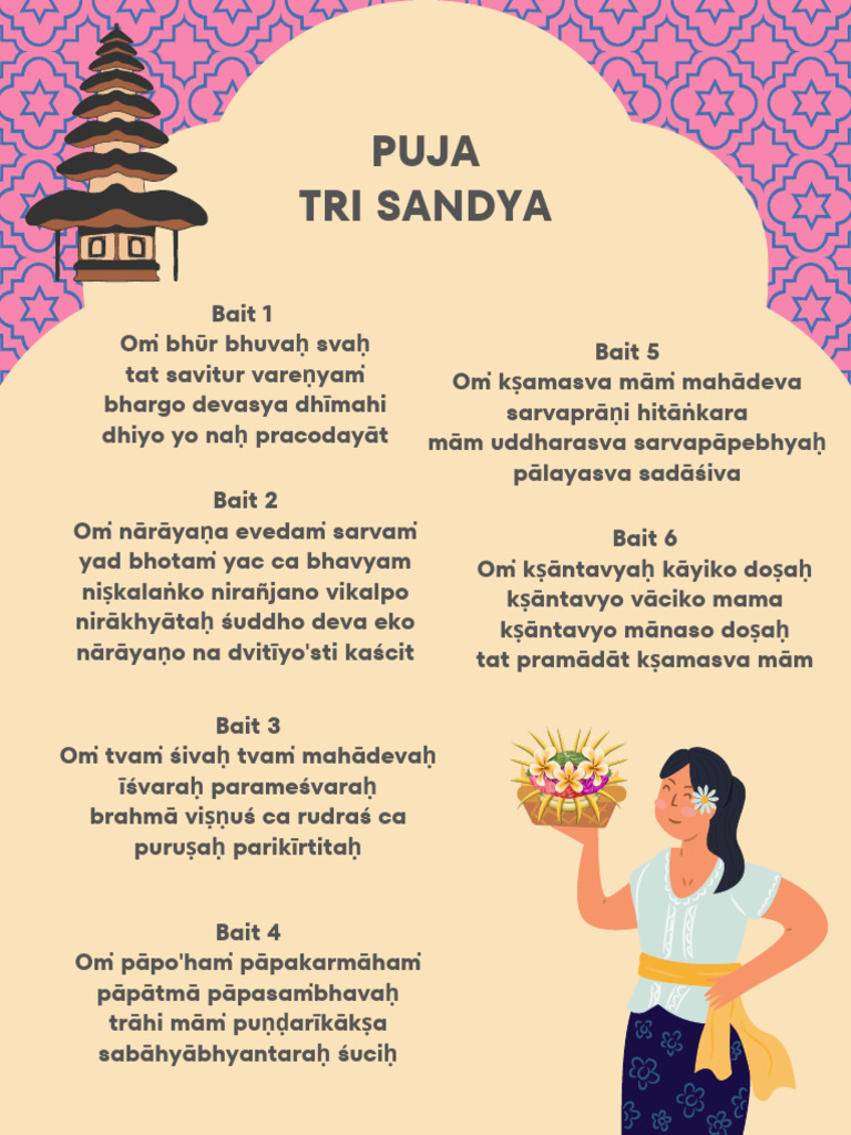 Doa Tri Sandya Hindu | PDF
