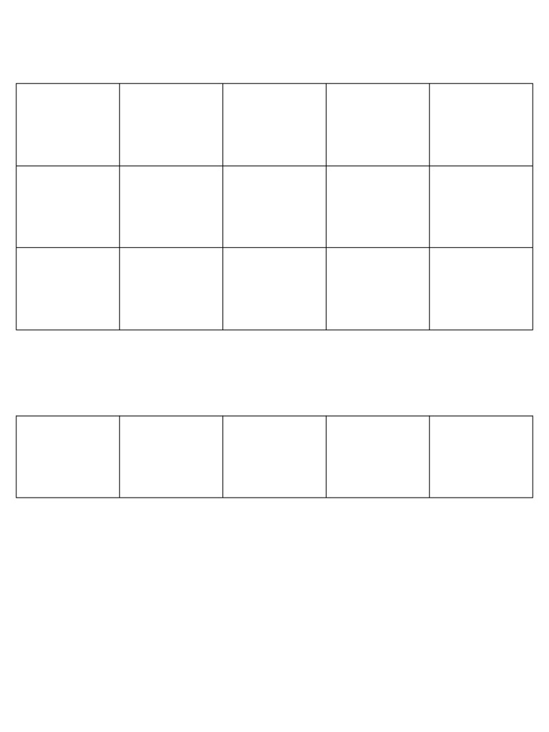 Tables Squares Cubes A4 Landscape | PDF