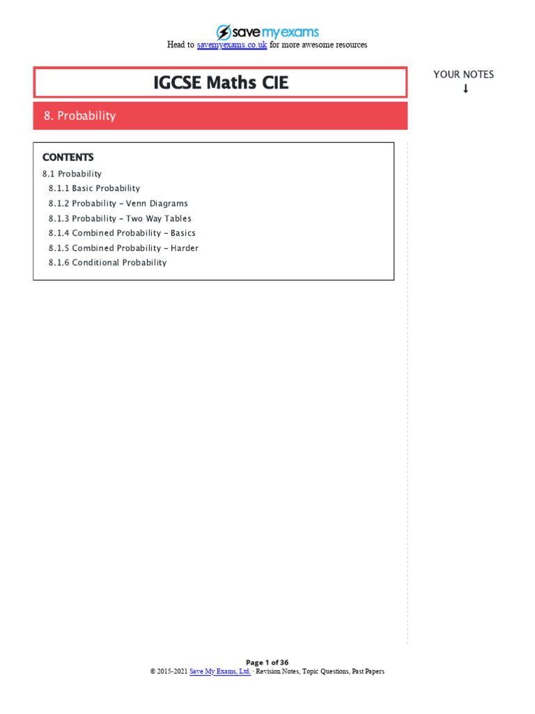 Probability 4 | PDF | Probability | Dice