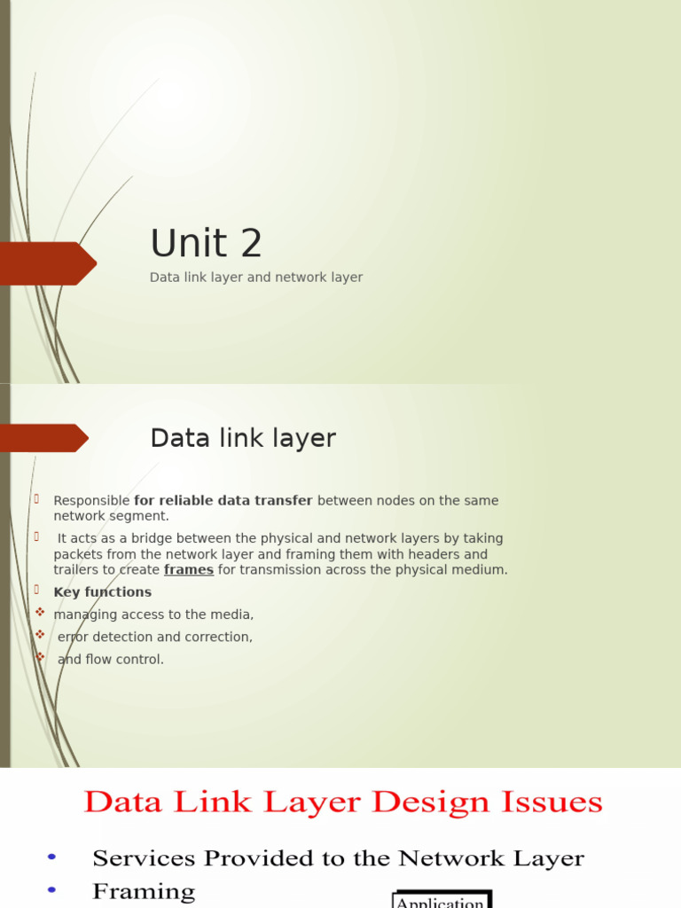 Data Link and Network Layer | PDF | Routing | Internet Protocols