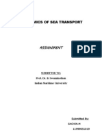 Economics of Sea Transport - Sachin