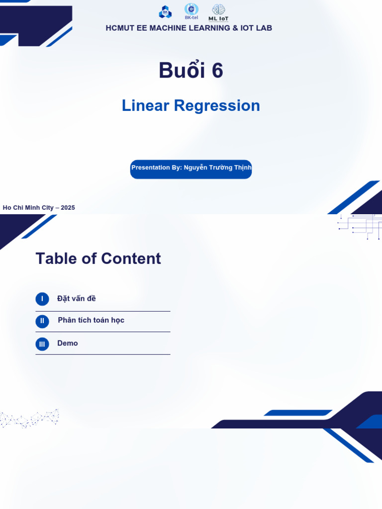 Bu I 6 - Linear Regression | PDF