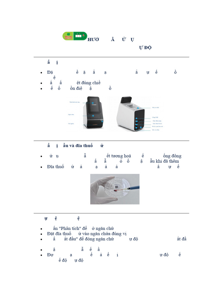 HDSD Nhanh Locmedt 200 | PDF