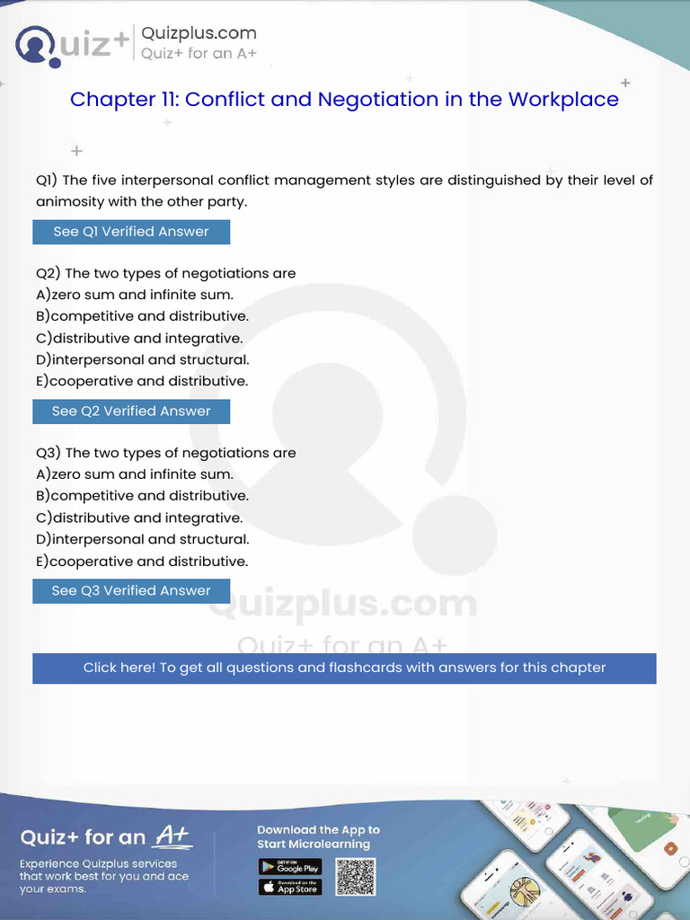 The Five Interpersonal Conflict Management Styles Are Distinguished by ...