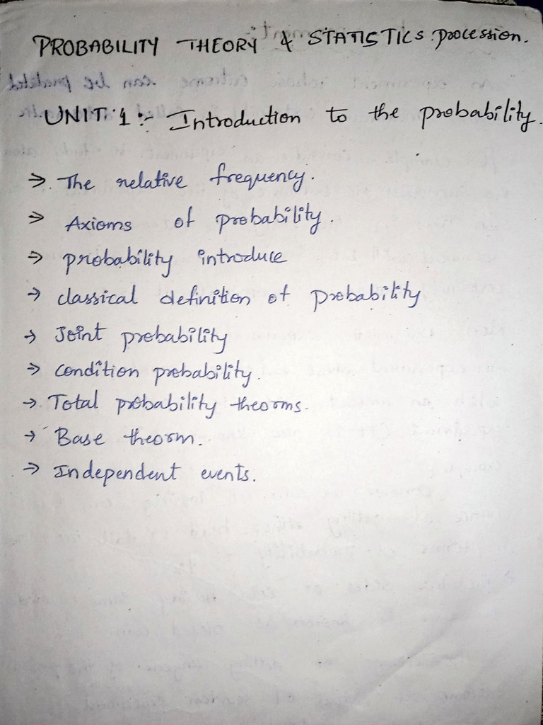 PTSP Unit 1 | PDF