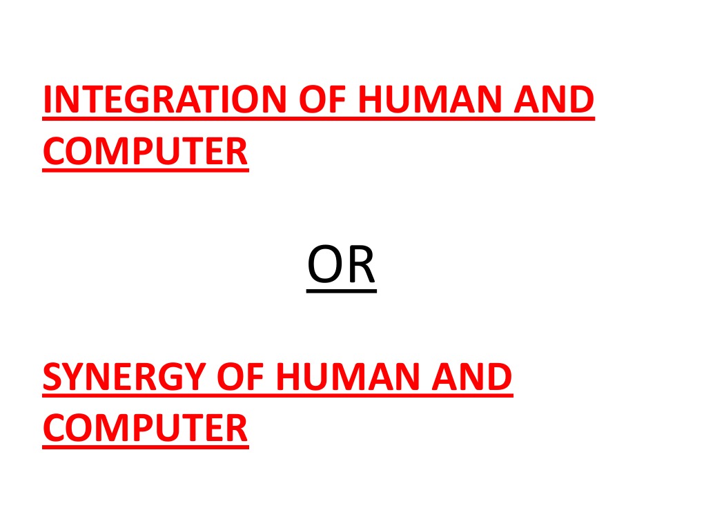 Human-Computer Synergy Explained | PDF