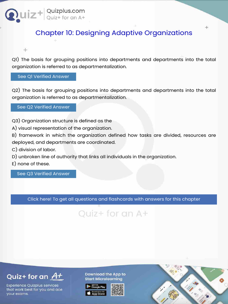 The Basis For Grouping Positions Into Departments and Departments Into ...